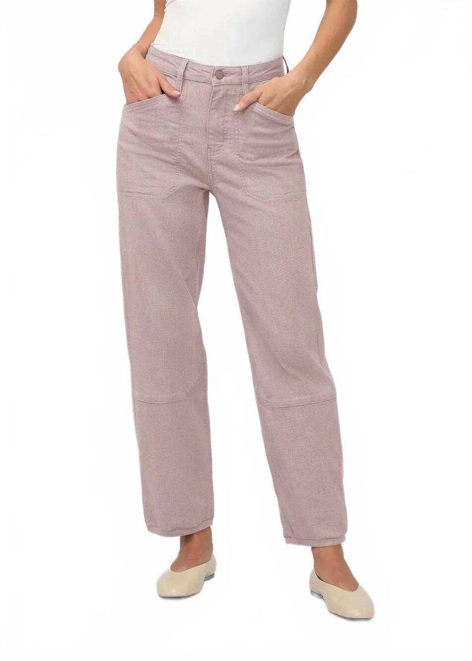 NEW DU/ER women's stretch canvas utility pant in chalk